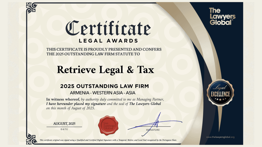Retrieve Legal &amp; Tax Honored as 2025 Outstanding Law Firm