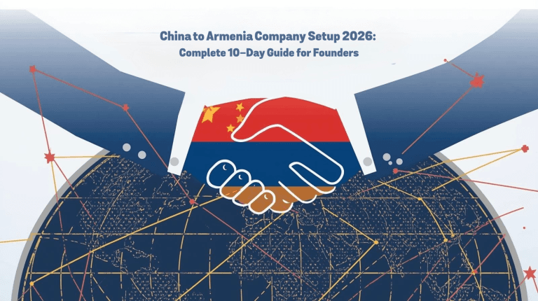 China to Armenia Company Setup 2026: Complete 10-Day Guide for Founders